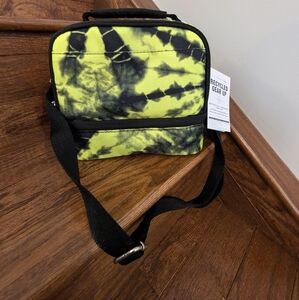 Pottery Barn Teen Lunch Kit Gear Up Santa Cruz Tie Dye dual compartment Bag New!